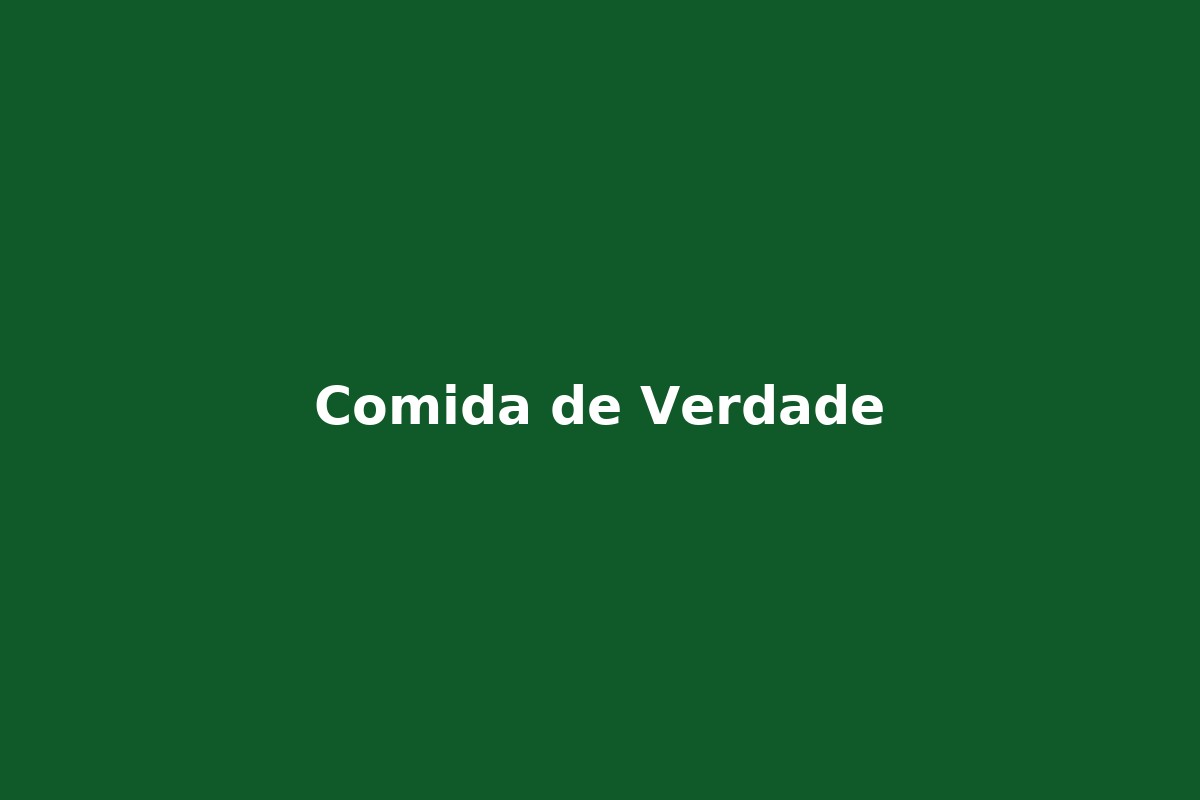 Comida de verdade