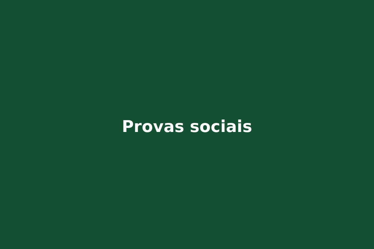 Provas sociais
